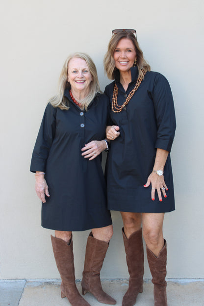Arden Dress - Game Day Black