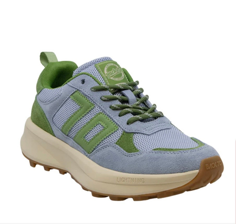 LIGHTNING in SKY LIGHT GREEN Sneakers