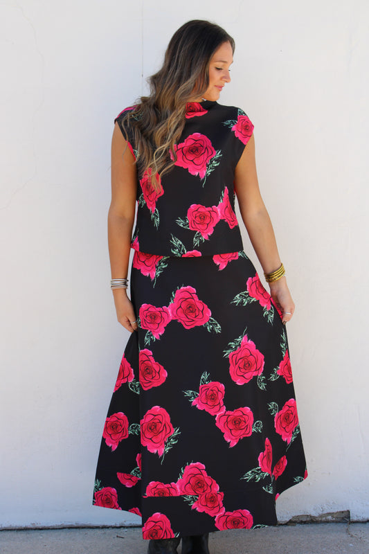 Dalia Skirt Rose