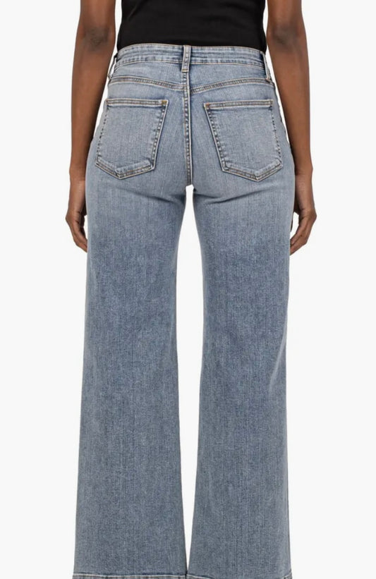 Enforce High Rise Wide Leg Jean