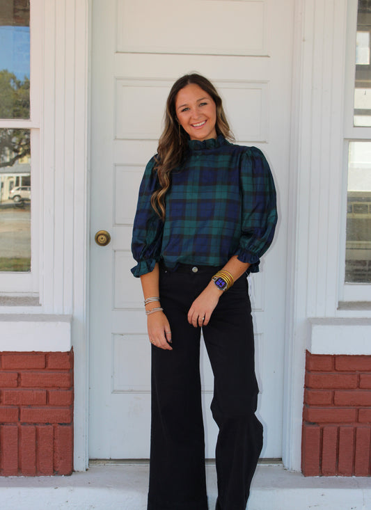 Harlan Long Sleeve Bow Top