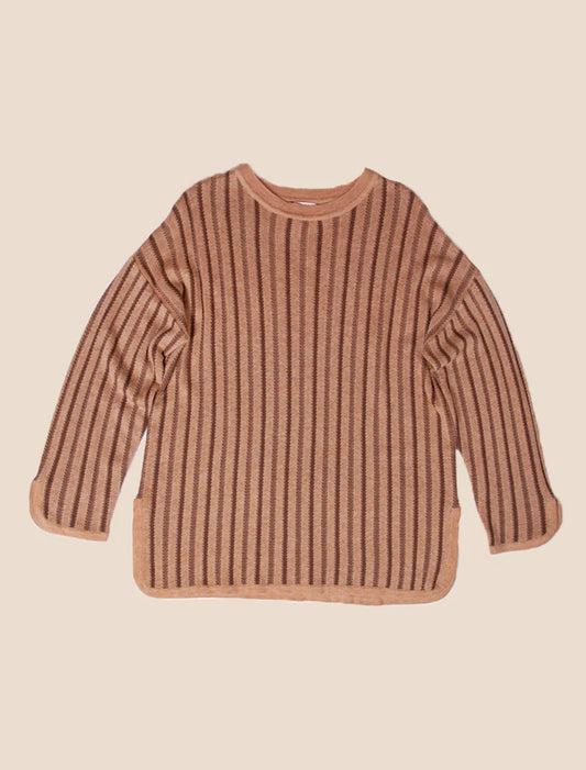 Palmera Crew Top Sand/Taupe