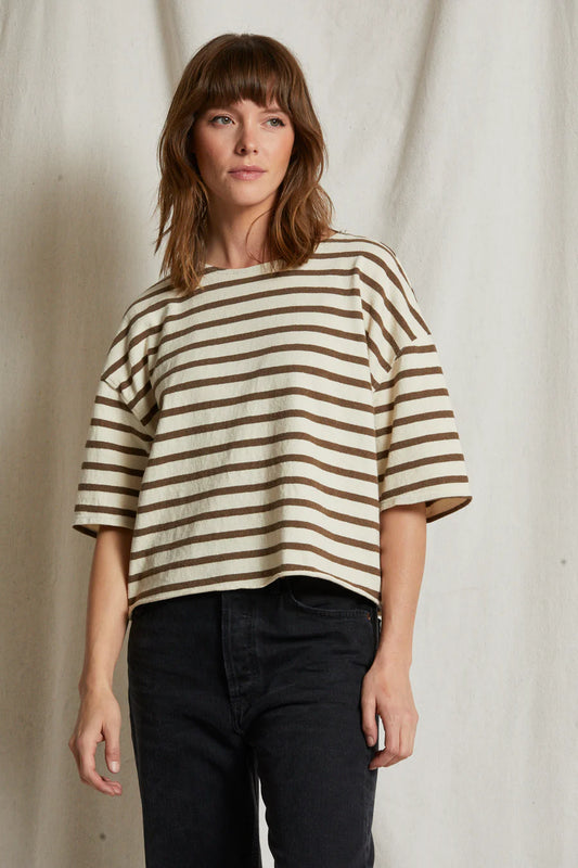 Walnut Stripe Swift Tee