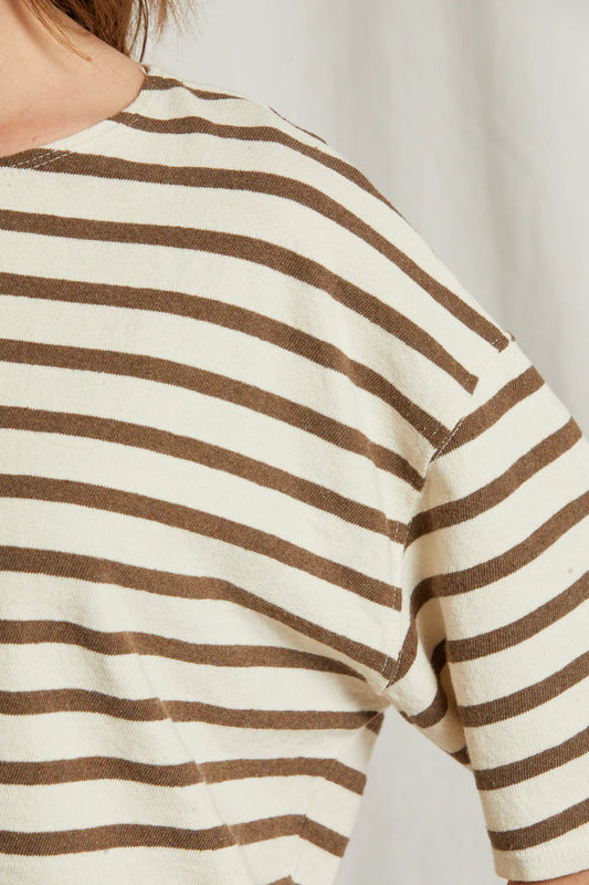 Walnut Stripe Swift Tee