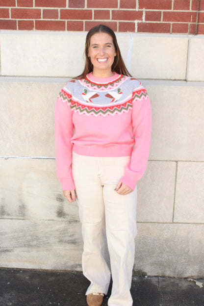 Duck Sweater Pink