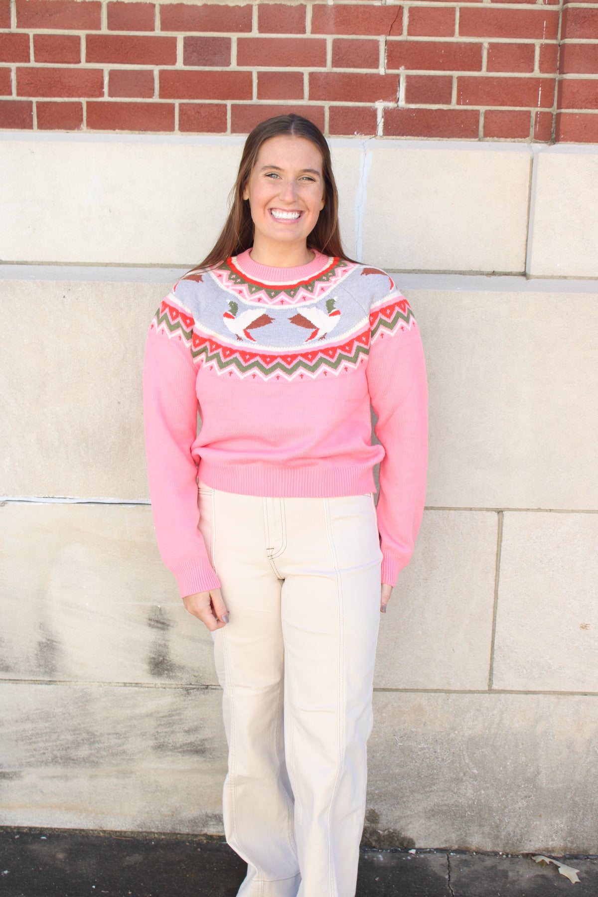 Duck Sweater Pink