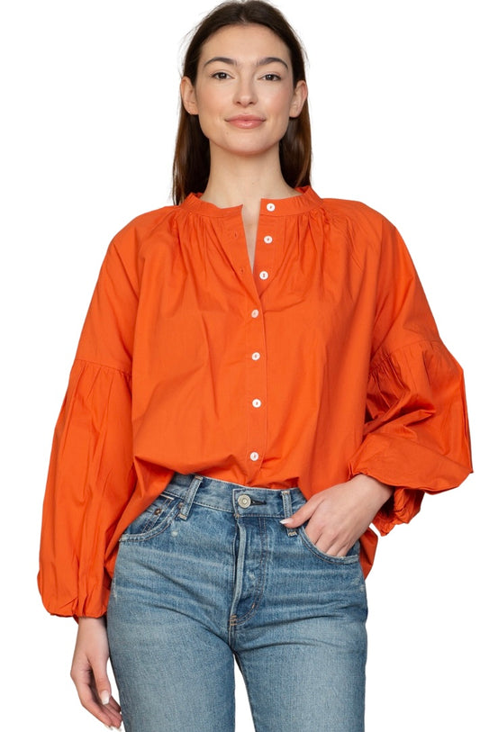 Olivia James Emory Top Papaya