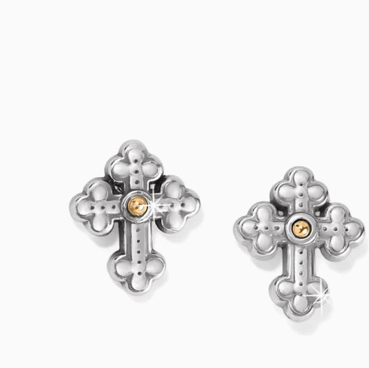 Luna Cross Post Earrings