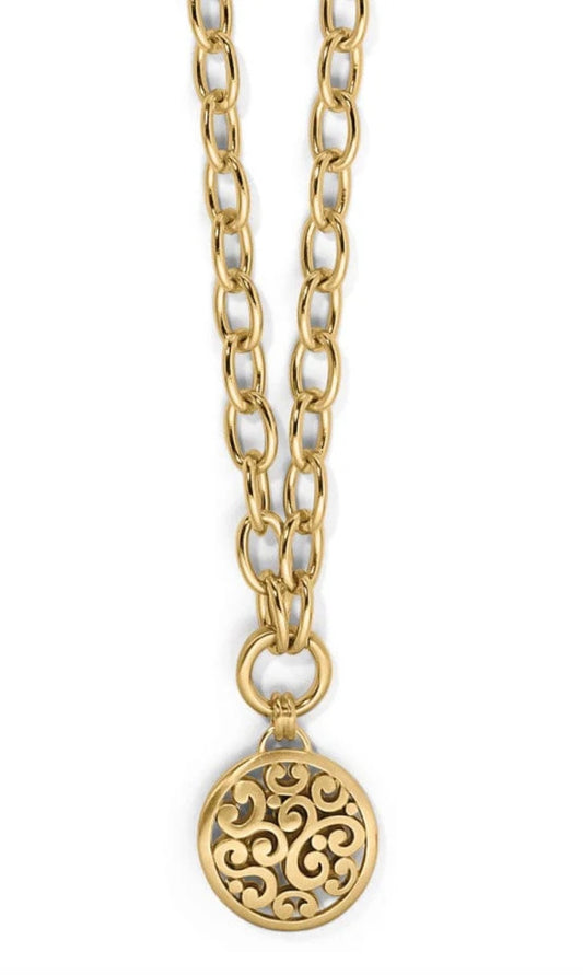 Contempo Medaliion Charm Necklace