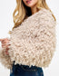 Knitted Shaggy Pullover