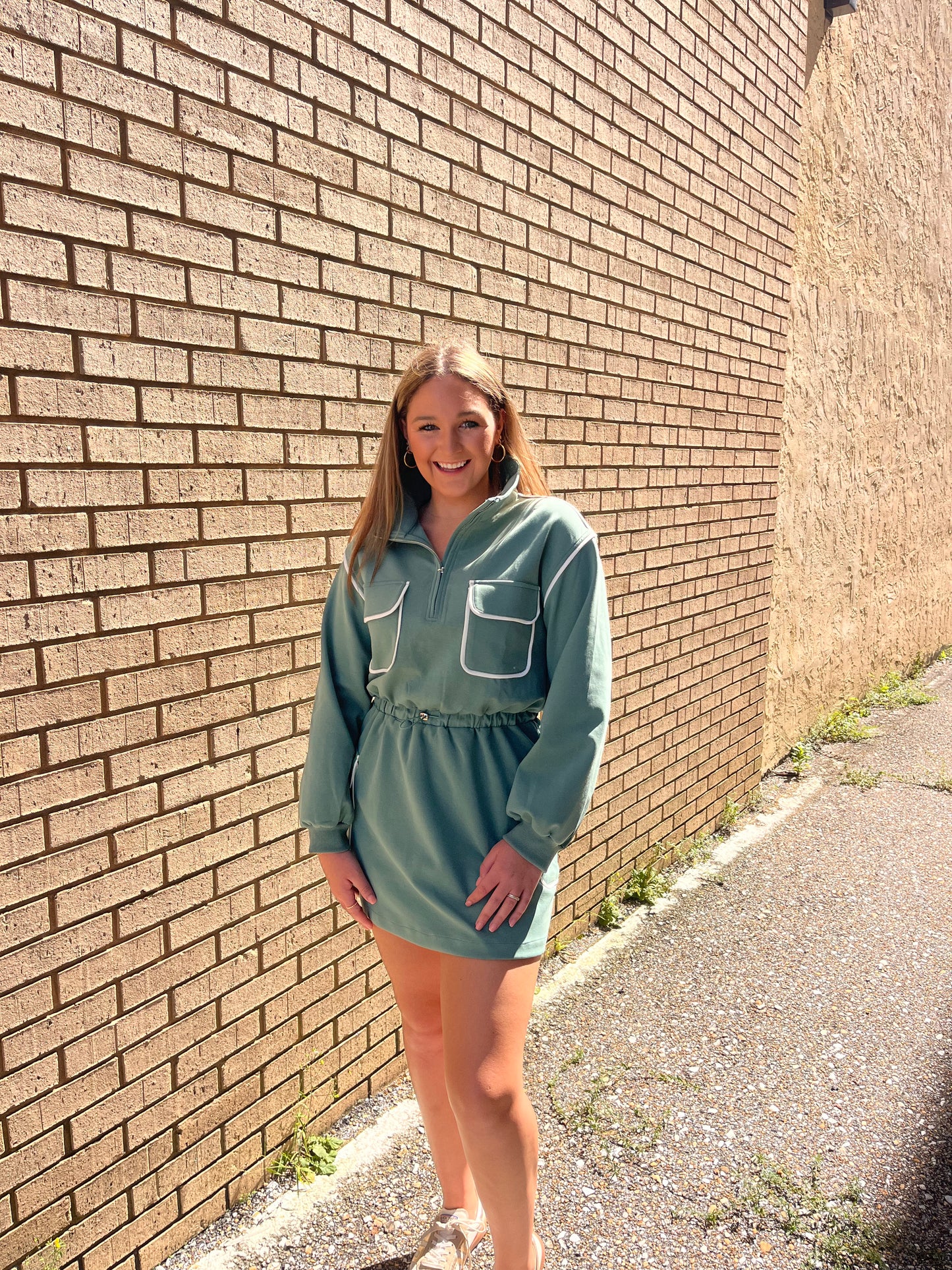 Evergreen Cargo Dress