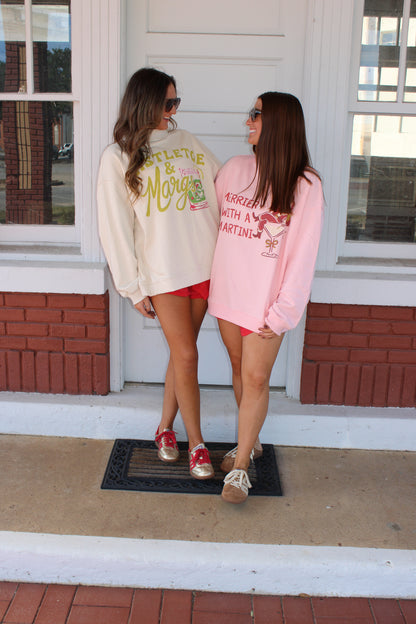 Holiday Mockneck Mistletoe & Margs