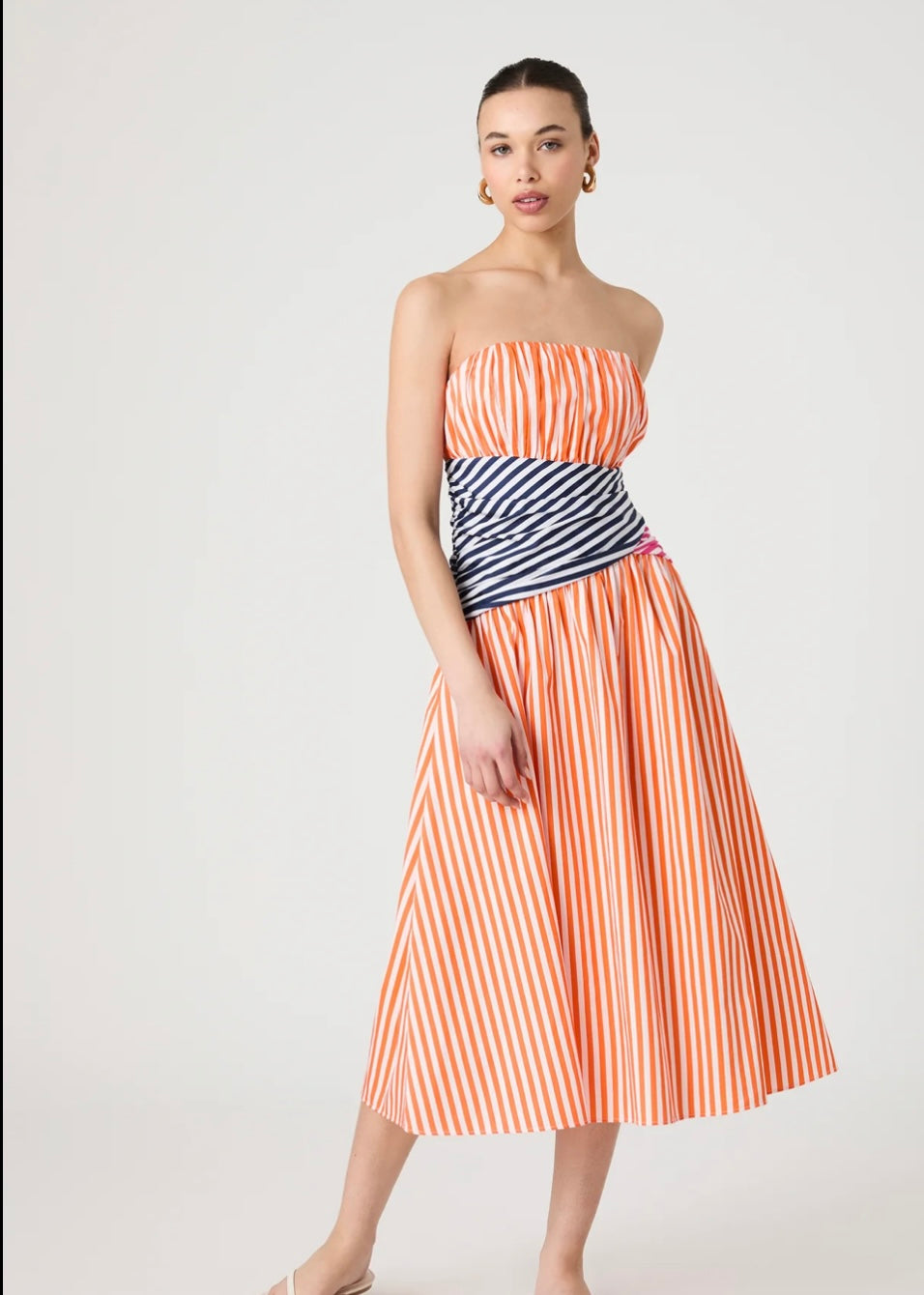 Alexis Stripe Midi