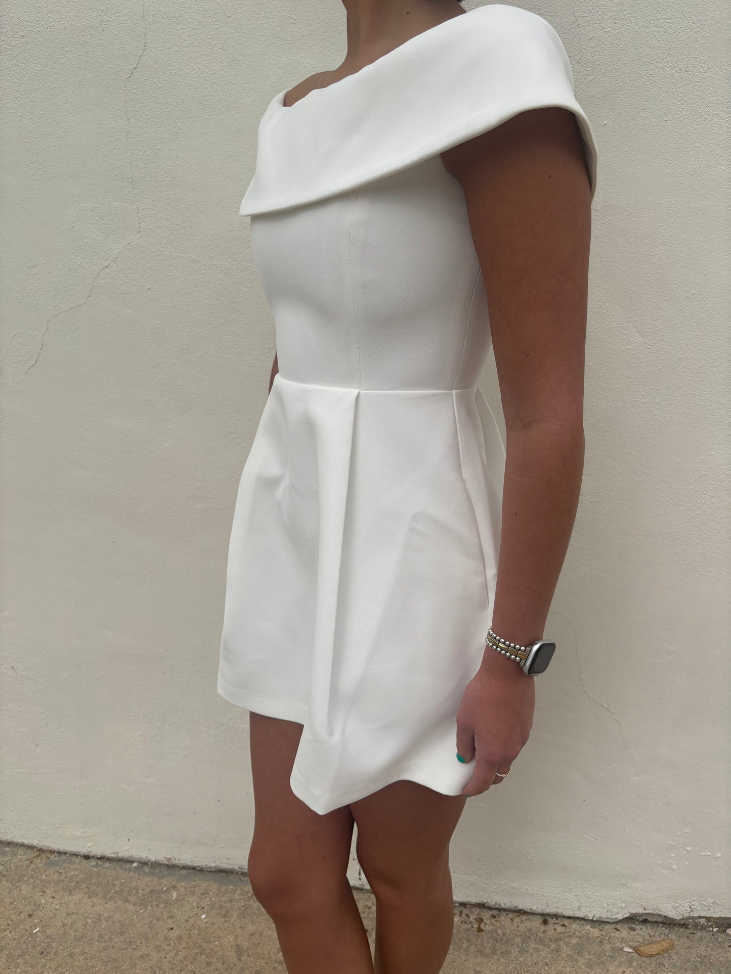 Lucy Paris Erin Off The Shoulder Mini Dress