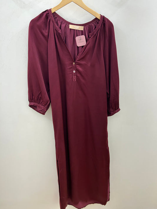 Fez Dress in Burgundy