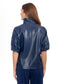 Poppy Top Navy Vegan Leather