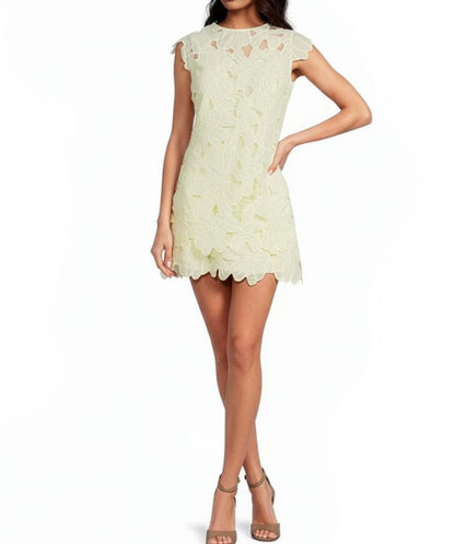 Greta Eyelet Mini Dress
