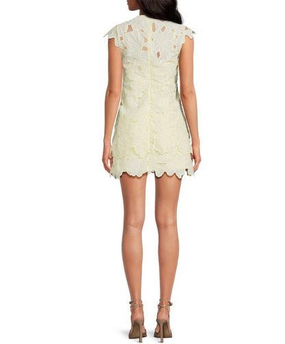 Greta Eyelet Mini Dress