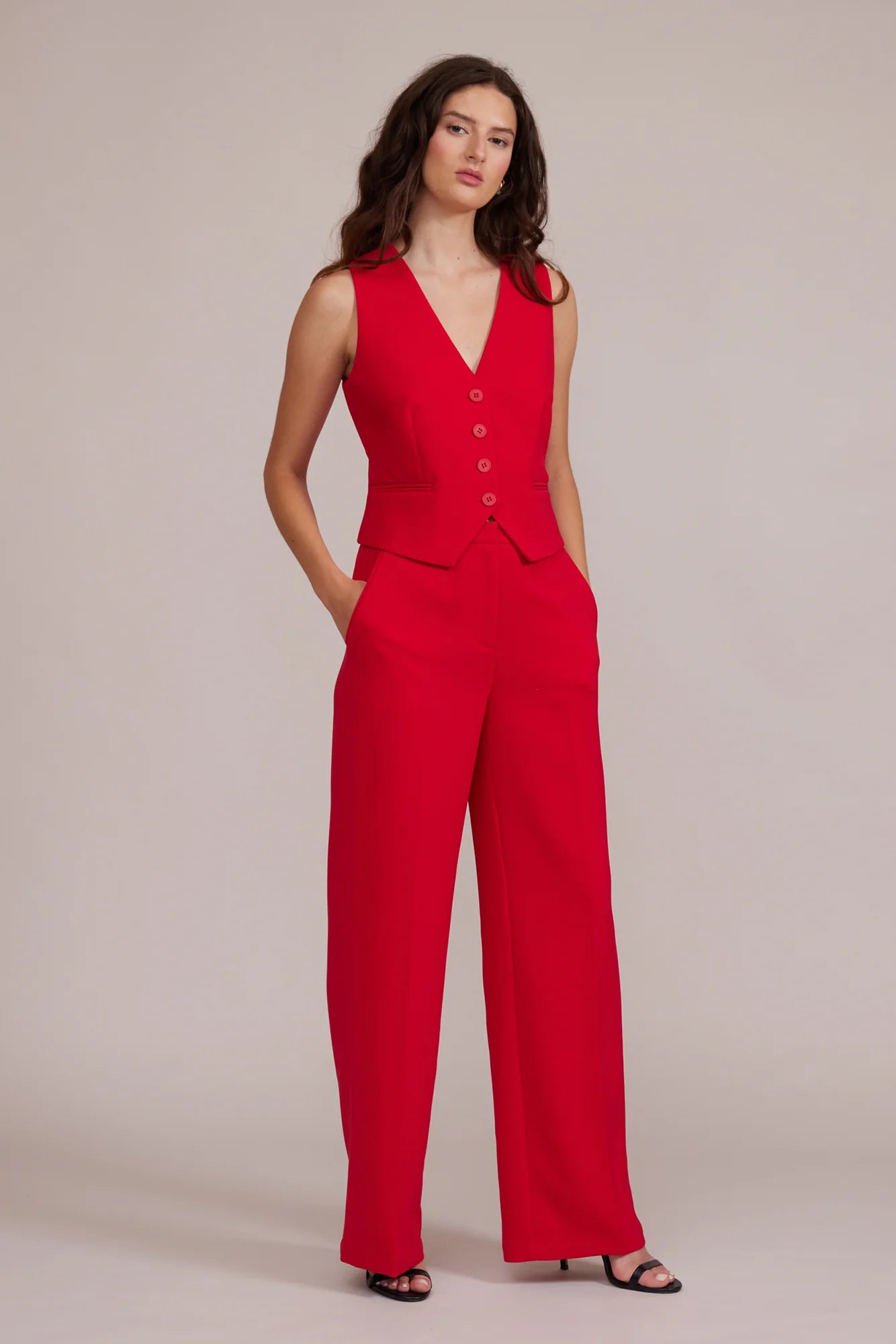 Norma Pant Red