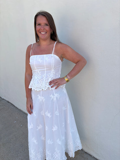 Jolene Eyelet Skirt