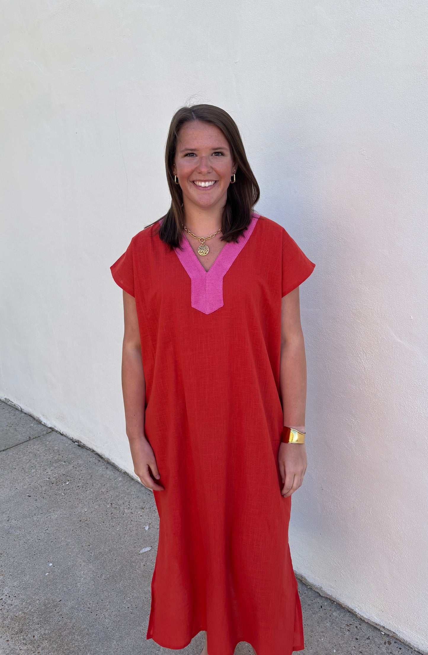 Kaftan Red/Pink