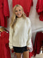 Janet Cream Turtleneck Sweater