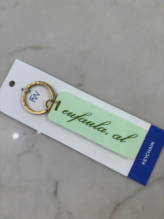 Eufaula Rectangle Keychain