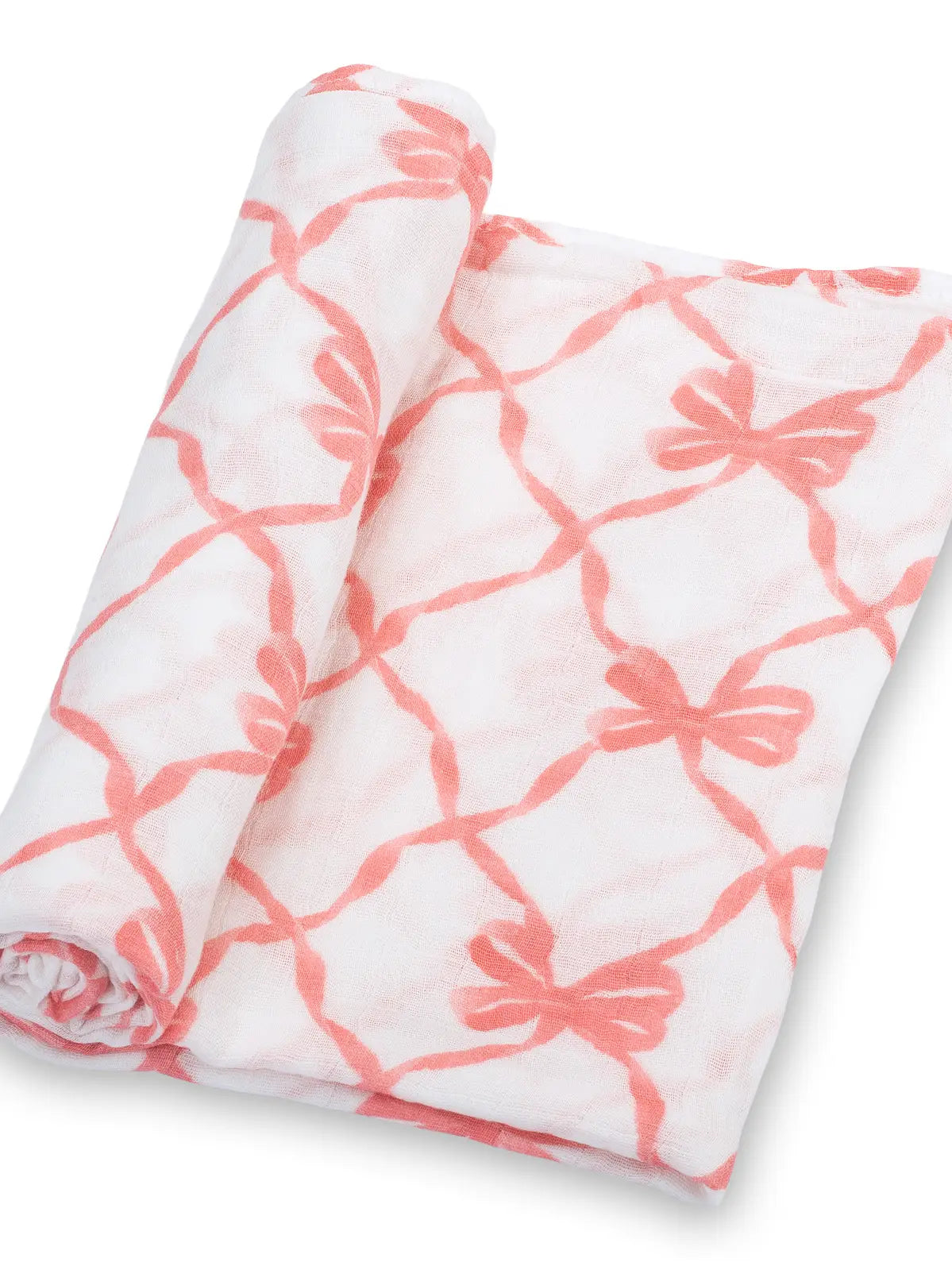 Beautiful Bows Baby Swaddle Blanket