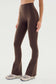 Raquel High Waist Supplex Flare Chocolate 32