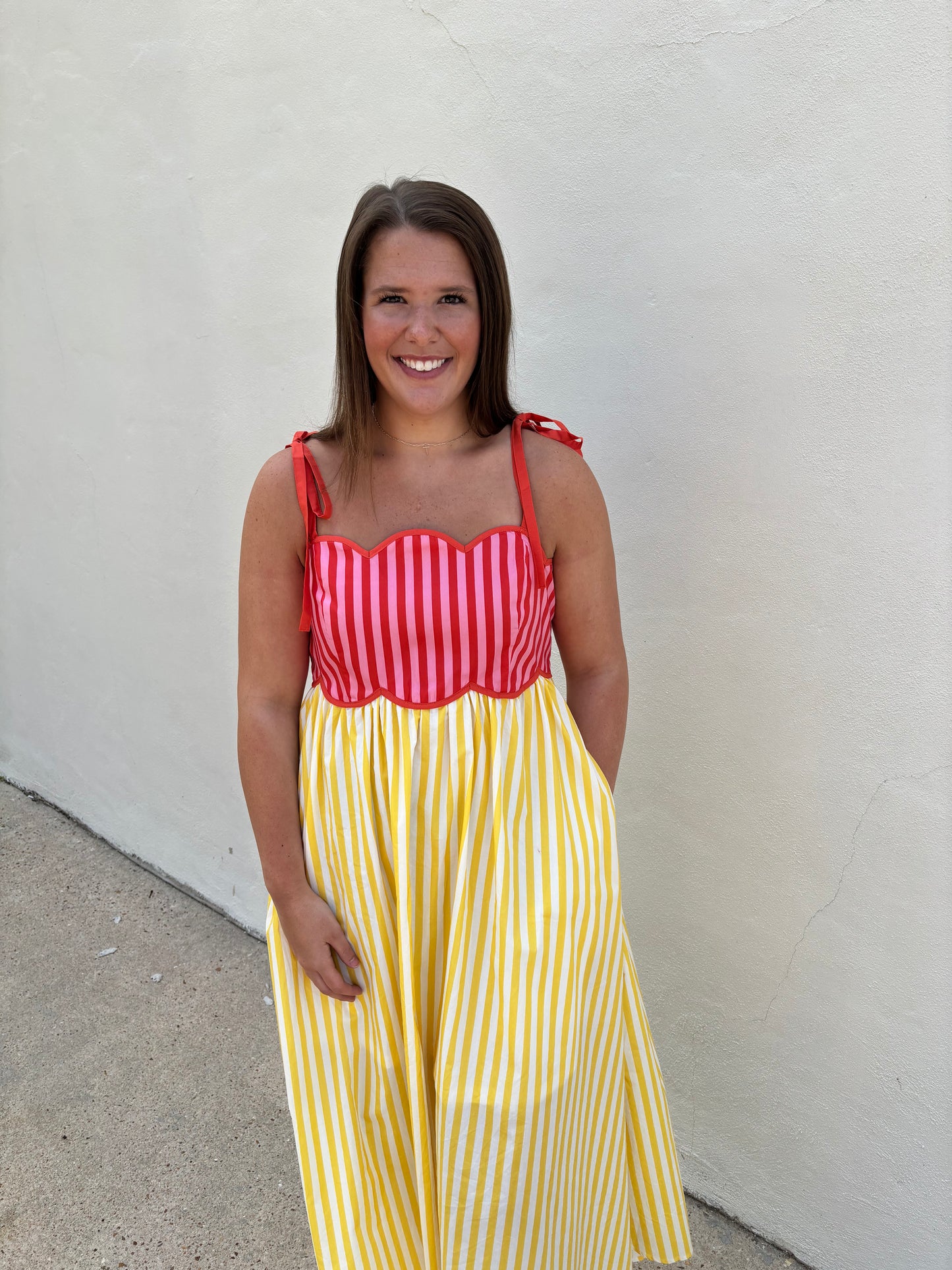 Lemon Stripe Maxi