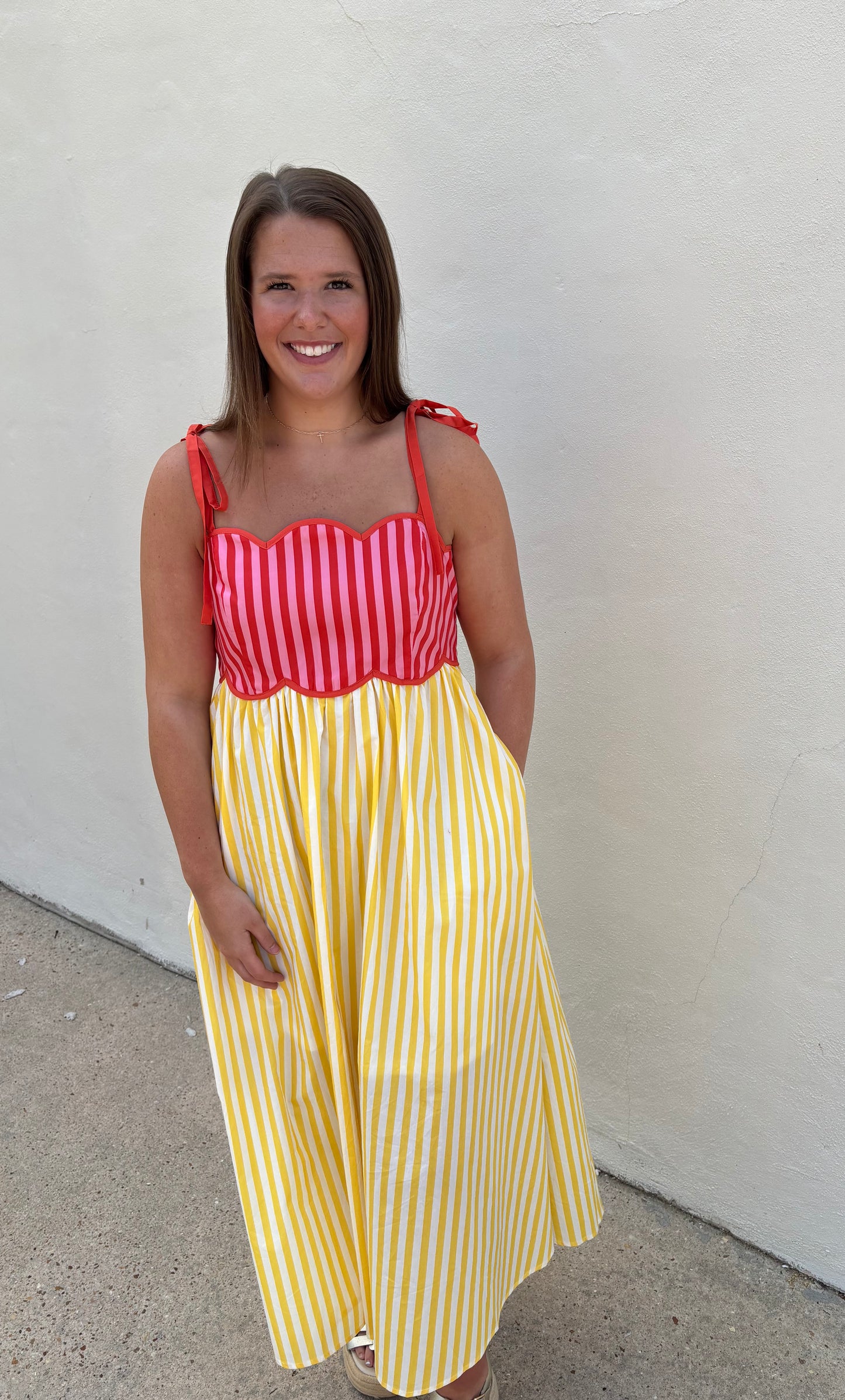 Lemon Stripe Maxi