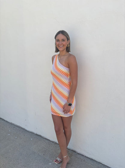 One Shoulder Mini Dress