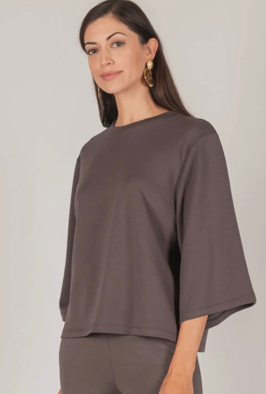 Becca Shirt in Charcoal