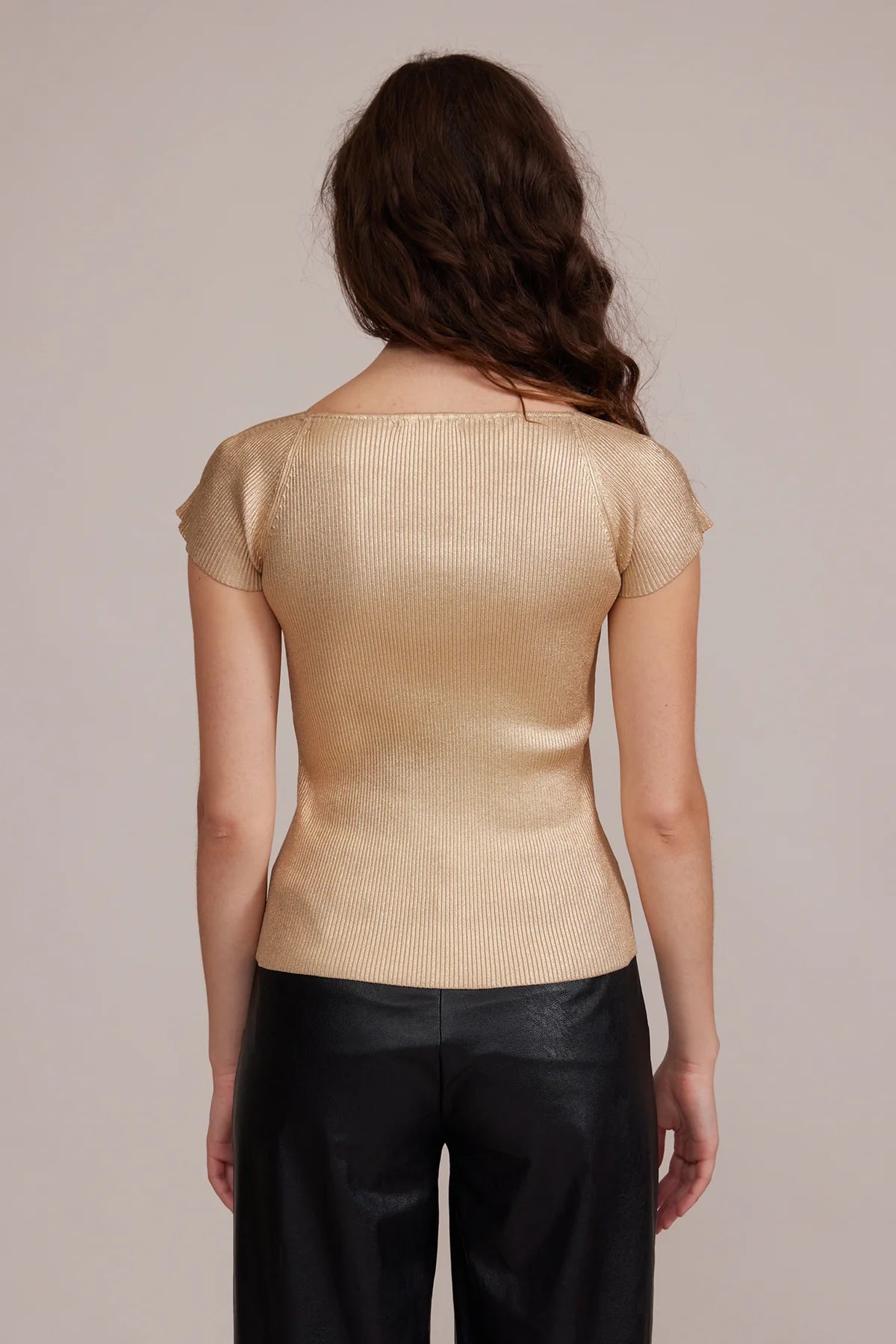 Ryan Knit Top Gold