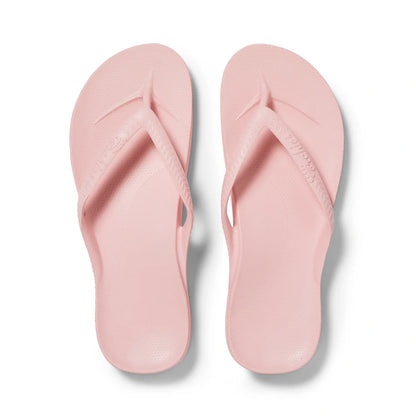 Pink Arch Support Flip Flops