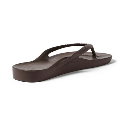 Brown Arch Support Flip Flops Archies