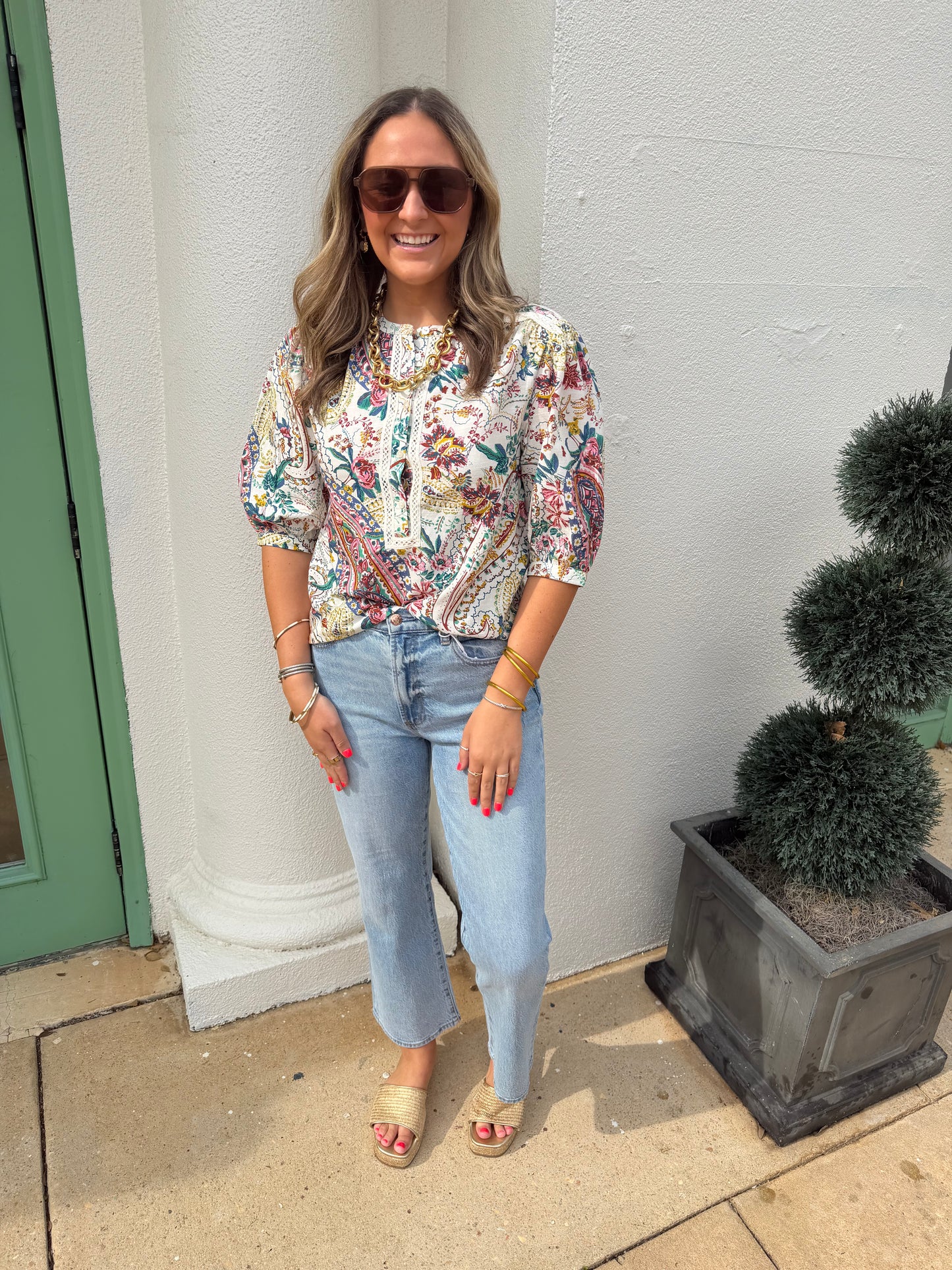 Luisa Blouse Ecru