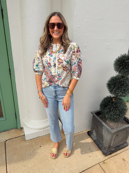 Luisa Blouse Ecru