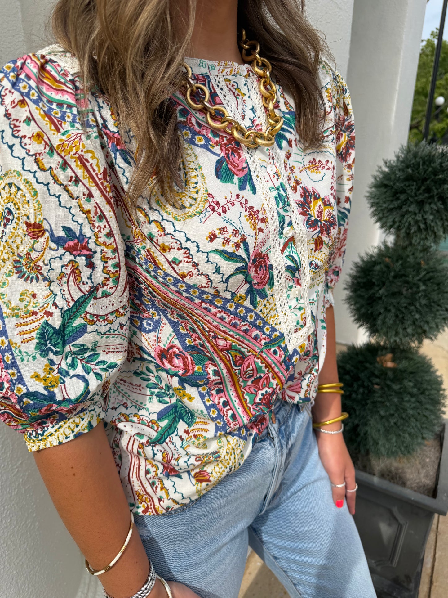 Luisa Blouse Ecru