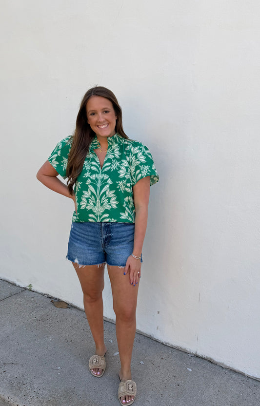 Barcy Smocked Estela Top