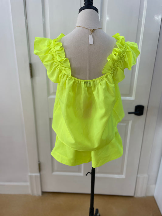 Crosby Calan Short in Electric Lime