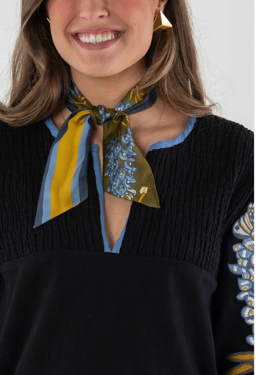 Twill Scarf Bluebonnet