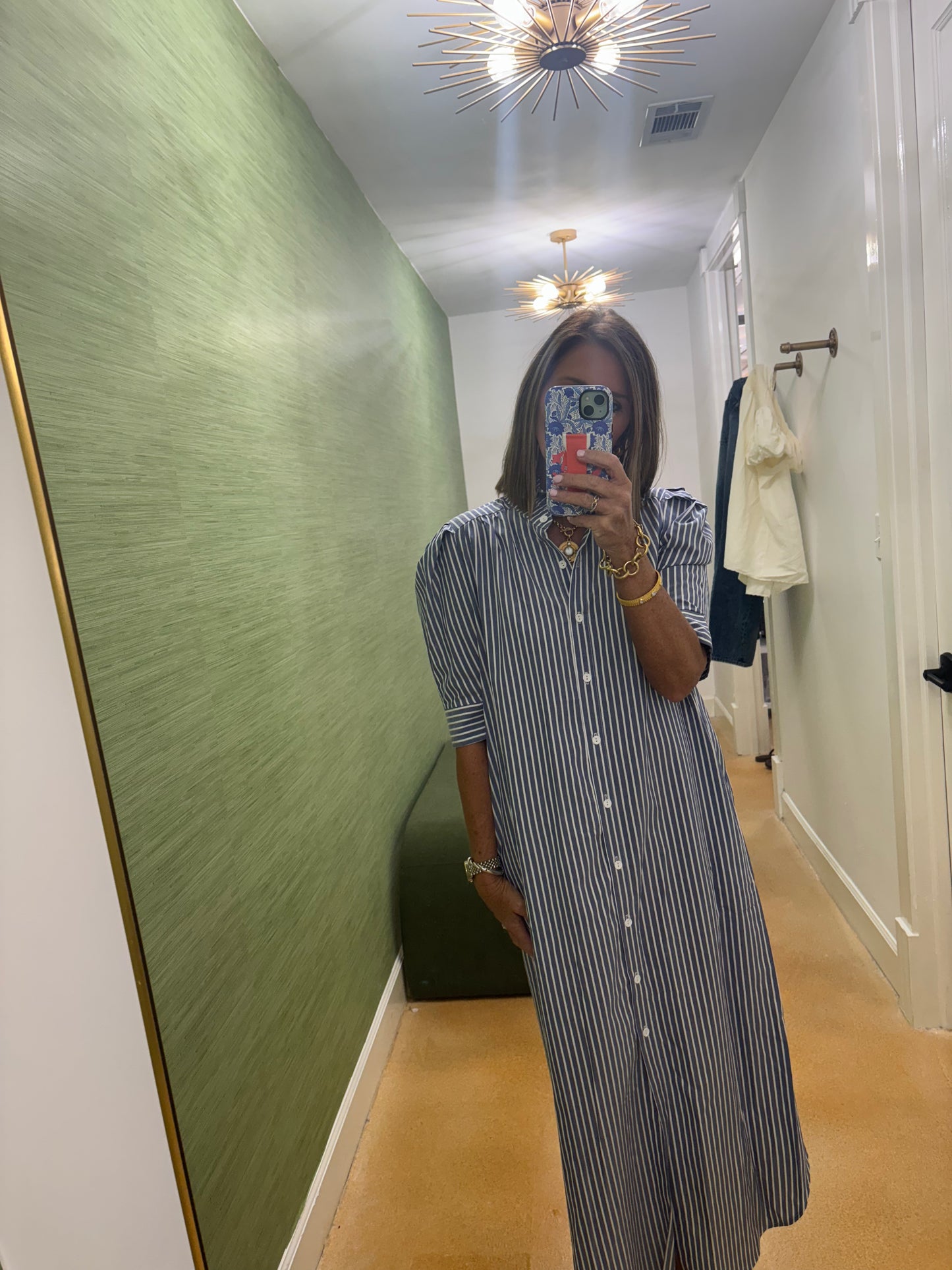 Navy Stripe Dress
