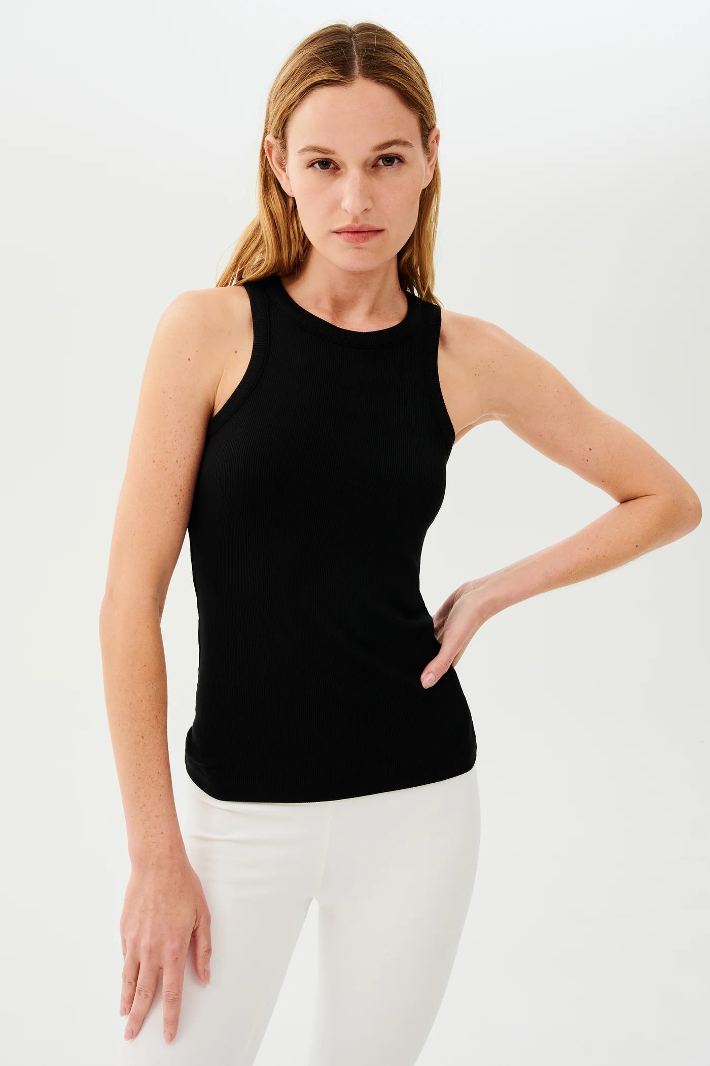 SPLITS59 Kiki Rib Tank Black