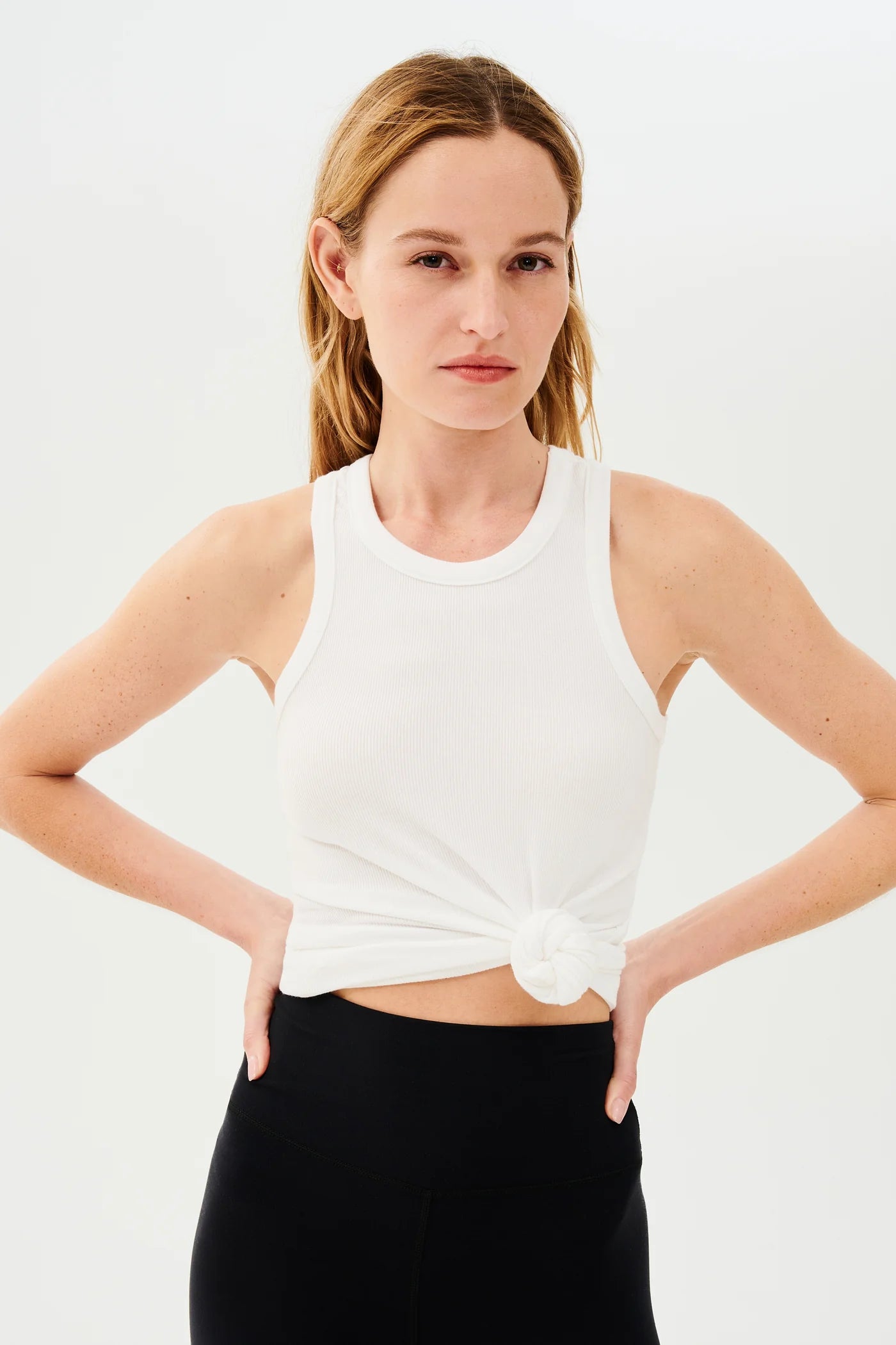 SPLITS59 Kiki Rib Tank White