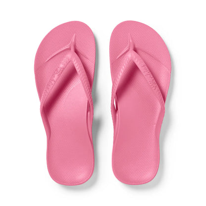 Hot Pink Archies Arch Support Flip Flops