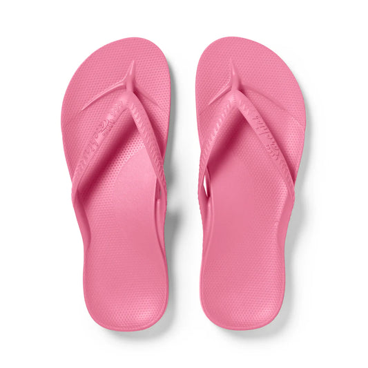 Hot Pink Archies Arch Support Flip Flops
