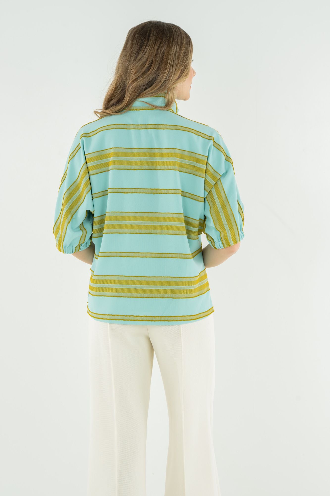 Bonny Top Fringe Stripe
