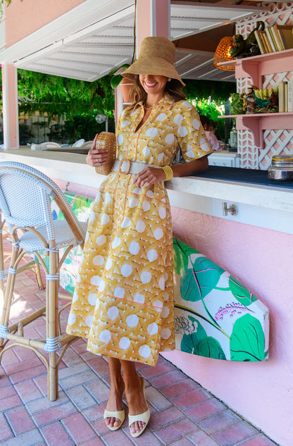 Collins Dress in Wicker
