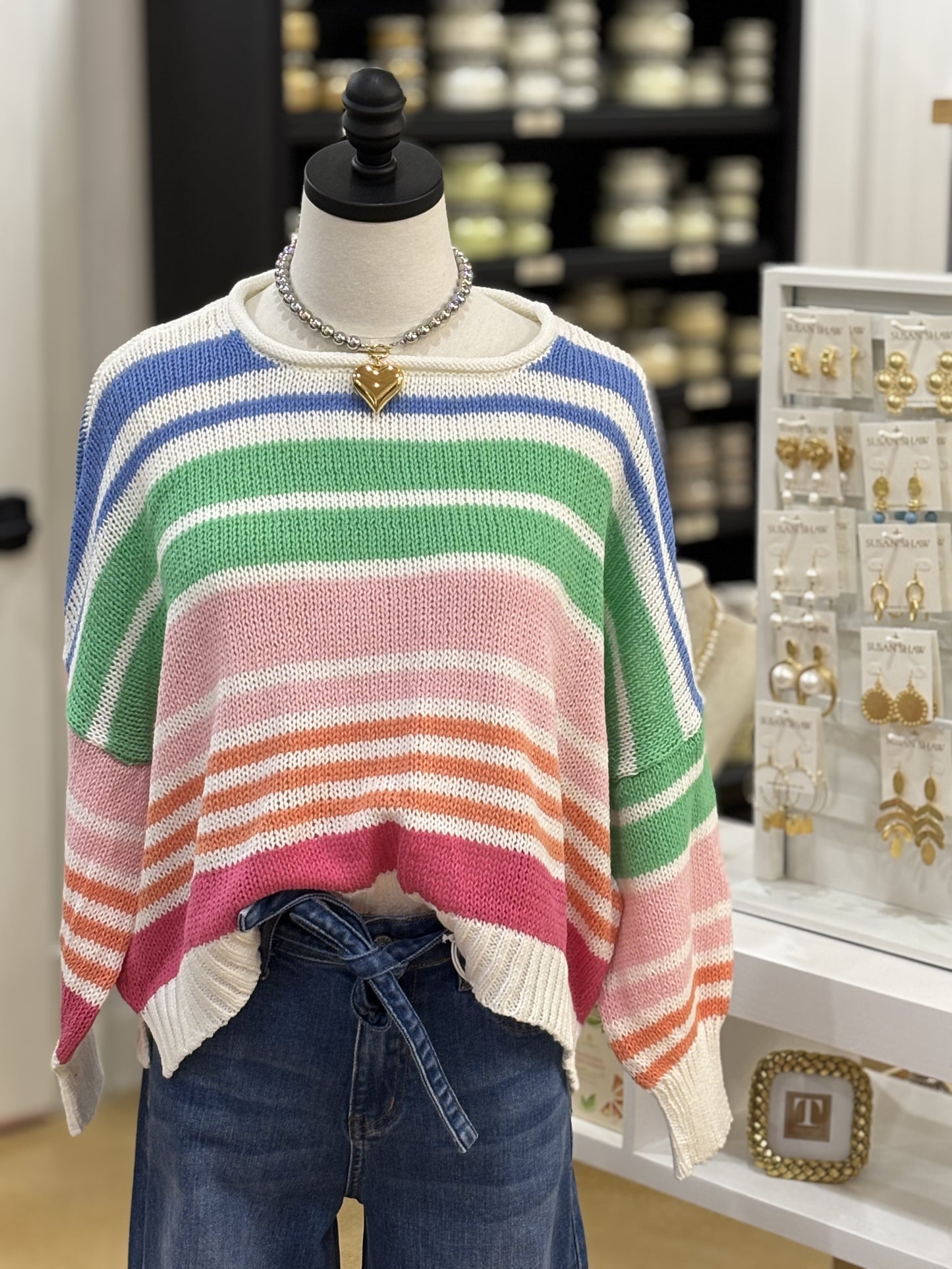 Cate Striped Sweater